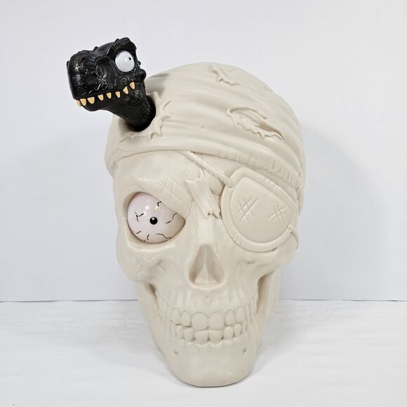 Zuru Giant Pirate Skeleton Dino Halloween Decor Light-Up Talking Prop - Picture 11 of 11